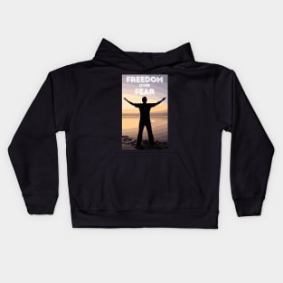 FREEDOM OVER FEAR Kids Hoodie